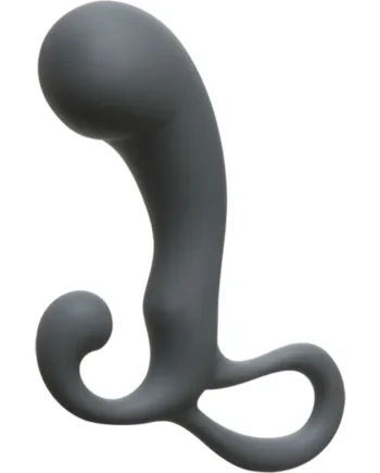 OptiMALE P-Massager Silicone Prostate Massager – Slate