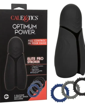 Optimum Power Elite Pro Stroker Silicone Penis Head Vibrator