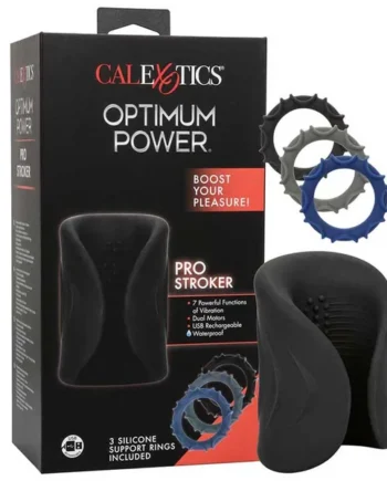 Optimum Power Pro Stroker Silicone Rechargeable Masturbator