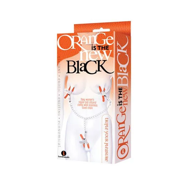Orange Is The New Black Triple Pleasure Clamps by Icon