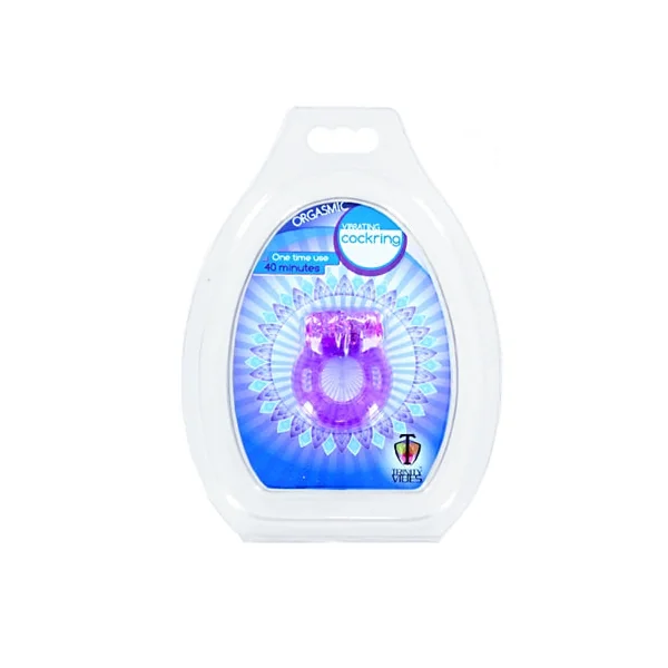Orgasmic Vibrating Cock Ring - Purple