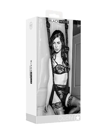 Ouch! Black & White Door Swing Black