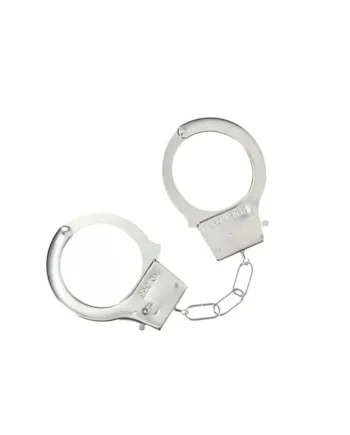 OUCH! Classic Metal Cuffs – Silver – Metal Restraints