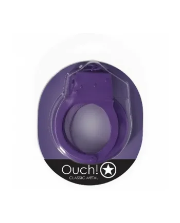 Ouch! – Classic Metal Handcuffs – Purple