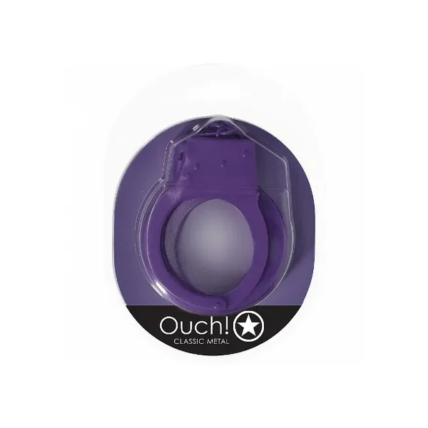 Ouch! – Classic Metal Handcuffs – Purple