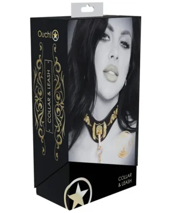 Ouch London Collection Collar with Leash by Shots