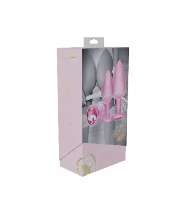 OUCH! PARIS COLLECTION – METAL ANAL PLUG SET PINK