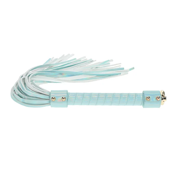 Ouch! Paris Holographic Faux Leather Flogger