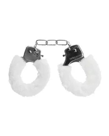 Ouch! Pleasure Handcuffs Furry – White