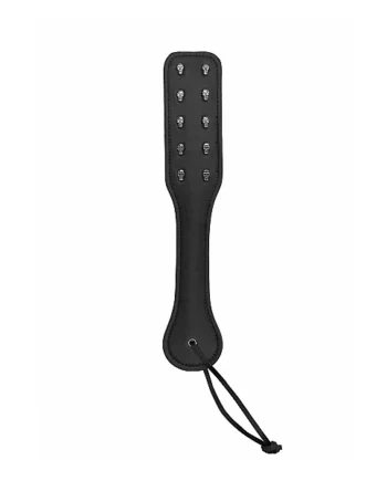 OUCH! SKULLS & BONES PADDLE W/ SKULLS BLACK