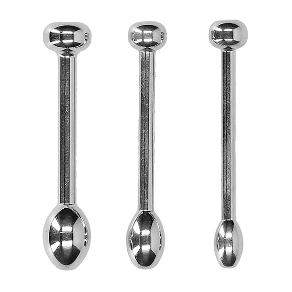 Ouch! Urethral Sounding Metal Plug Set-49/50 mm