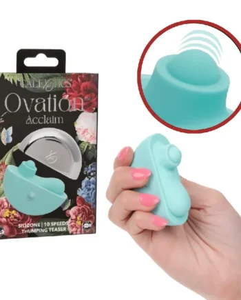 Ovation Acclaim Vibrating Thumping Multi-Speed Clitoral Vibrator For Women