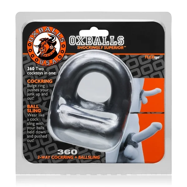 Oxballs 360 Cock Ring & Ball Sling - Steel