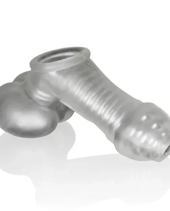 OxBalls Sackjack, Wearable Jackoff Sheath, Clear Frost