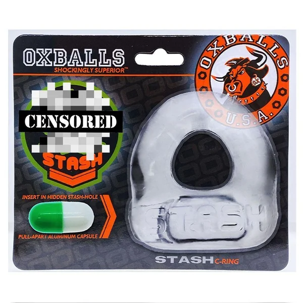 Oxballs Stash Cockring with Aluminum Capsule Insert