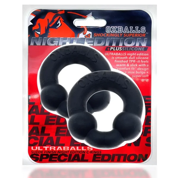 Oxballs ULTRABALLS Cockrings - Night Edition (2 Pack)