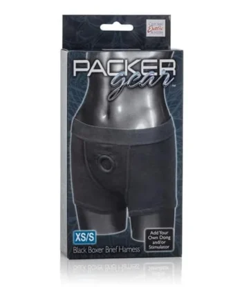 Packer Gear Boxer Brief Harness - Extra Small-small - Black