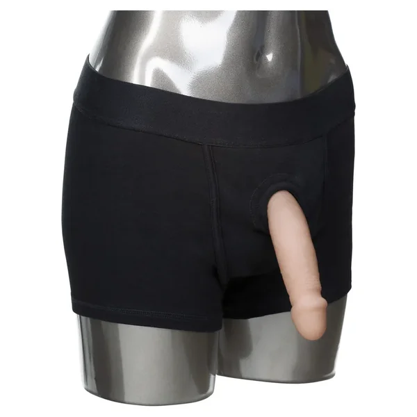 Packer Gear Boxer Brief Harness – XS/S – Black