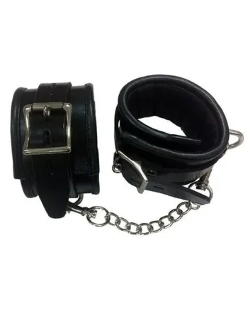 Padded Leather Ankle Cuffs