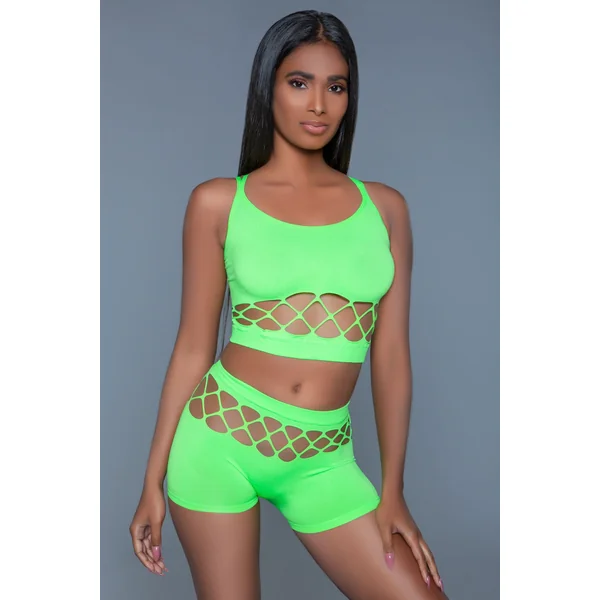Palmer Set - Neon Green- One Size
