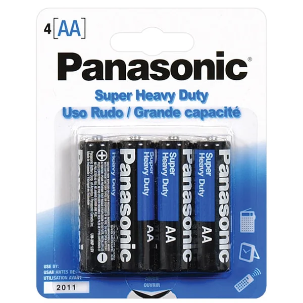 Panasonic Super Heavy Duty Battery Aa - Pack Of 4