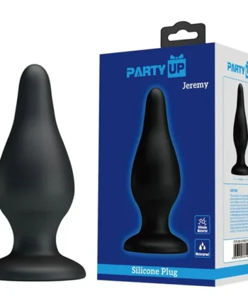 Party Up JEREMY Butt Plug – Black 15.4 cm Butt Plug