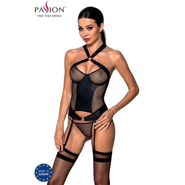 PASSION – AMANDA CORSET CUERO ECOLOGICO L/XL