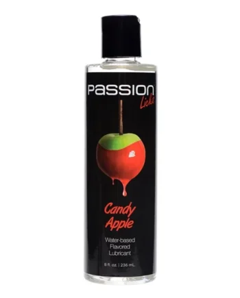 Passion Lubricants Licks Candy Apple Water Based Flavored Lubricant 8oz