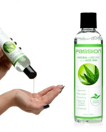 Passion Natural Lube Waterbased Lube With Aloe 8oz
