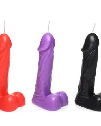 Passion Pecker Set - Black, Purple, Red