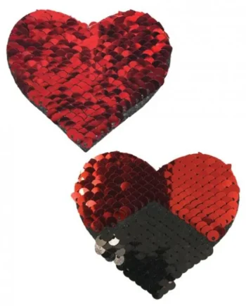 Pastease Color Changing Flip Sequins-Hearts