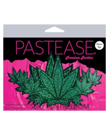 Pastease Demis Glitter Leaf - Green O-s