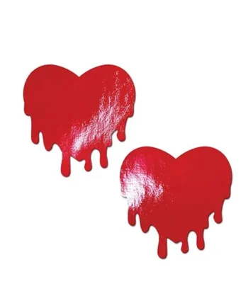 Pastease Faux Leather Melty Heart Pasties