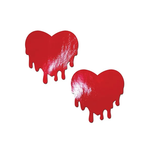 Pastease Faux Leather Melty Heart Pasties