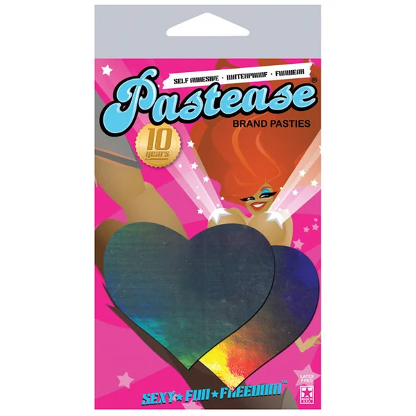 Pastease Hologram Heart - Silver O-s