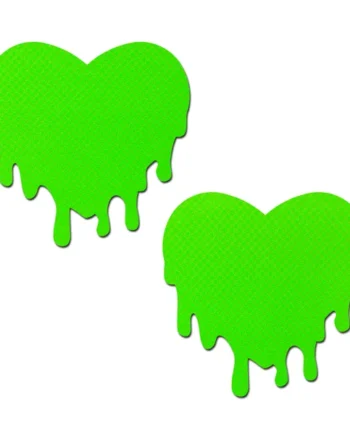 PASTEASE NEON GREEN MELTY HEARTS