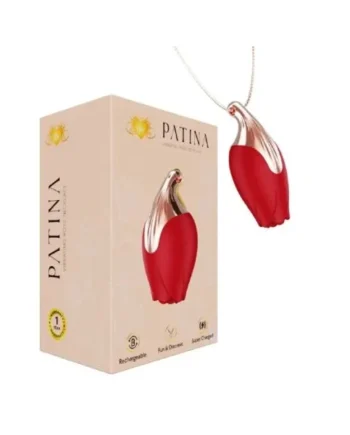 PATINA ROSE NECKLACE RED