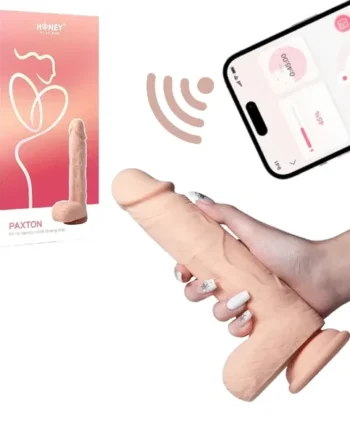 Paxton Powerful Rotating 8.5-inch Realistic App Controlled Vibrating Dildo