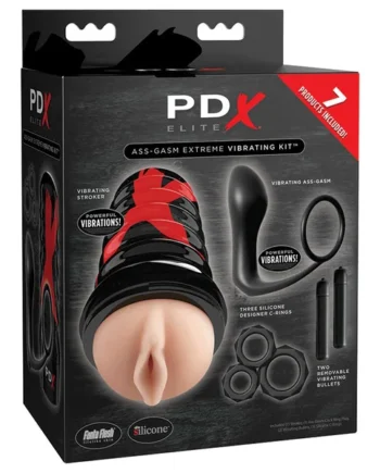 PDX Elite Ass-gasm Extreme Vibrating Kit
