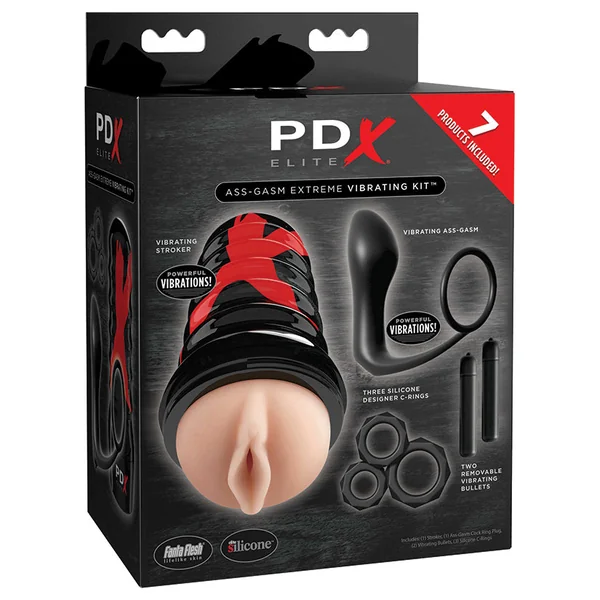 PDX Elite Ass-gasm Extreme Vibrating Kit