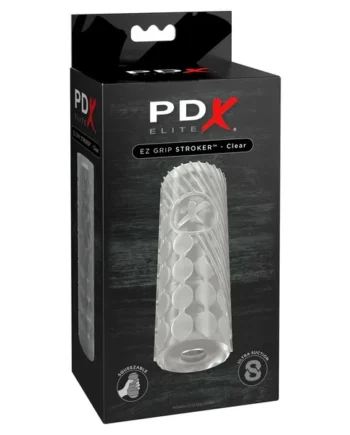 PDX Elite EZ Grip Stroker - Clear