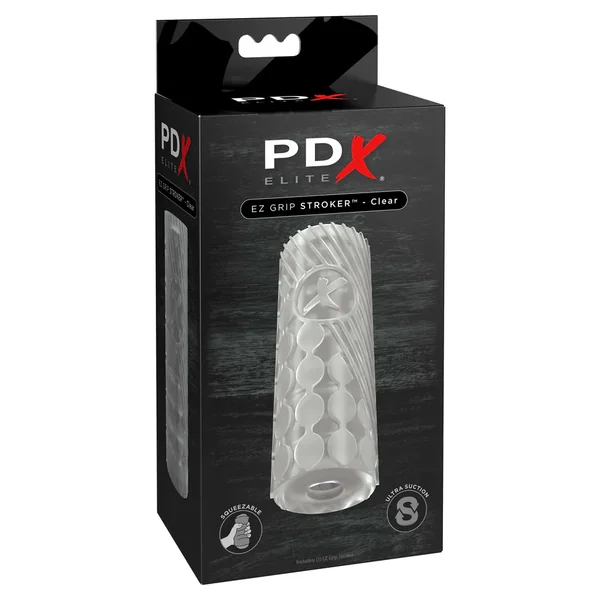 PDX Elite EZ Grip Stroker - Clear