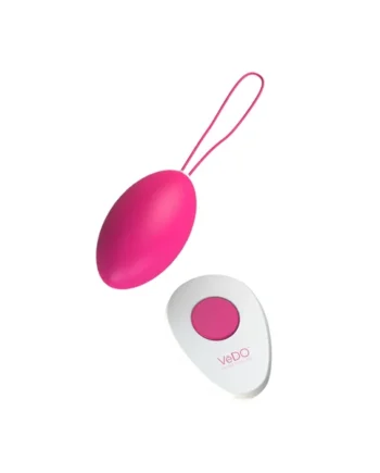 Peach Vibrating Egg - Foxy Pink