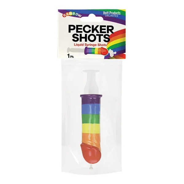 Pecker Shot Syringe – Rainbow