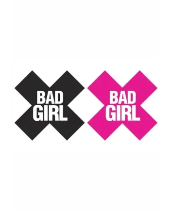 Peekaboo Bad Girl Pasties – Black/Pink