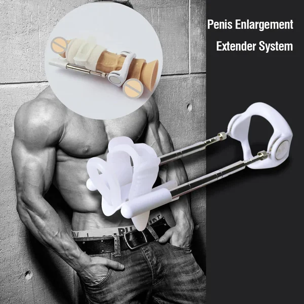 Penis Extender Male Dick Enlargement Edge Stretcher Pump Strap Extension Penis Enlarger Erection Device