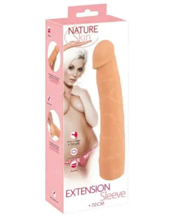 Penis Extension - Nature Skin Sleeve 7 cm | Lengthen, Thicken & Intense Pleasure