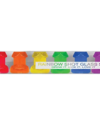 Penis Shooter Rainbow Set of Six