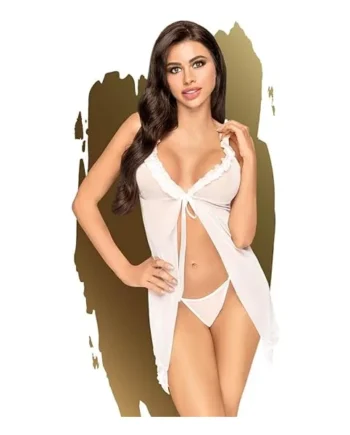 Penthouse Lingerie After Sunset Ruffle Babydoll with Thong