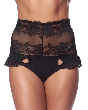 Perfect Fit Black High Waist Panty